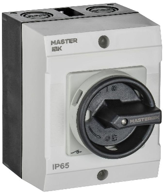 Переключатель кулачковый 16А (сх. 55) в боксе закрытая рукоятка IEK MI-CS21-016-055