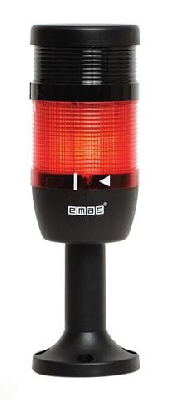 Колонна сигнальная 70мм 220В светодиод LED зуммер красн. EMAS IK71L220ZM01