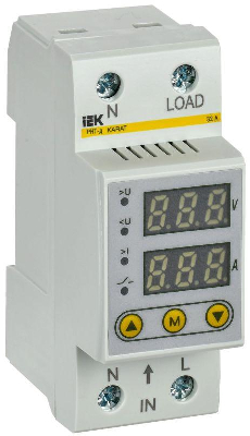 Реле напряжения и тока РНТ-д 1ф 36мм 32А KARAT IEK IVC21-1-32