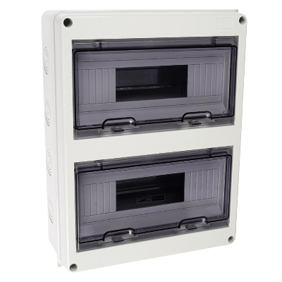 Бокс модульный накладной PDB/W 4024 GR (ЩРН-ПГ-24) IP65 пластик. JazzWay 5072145
