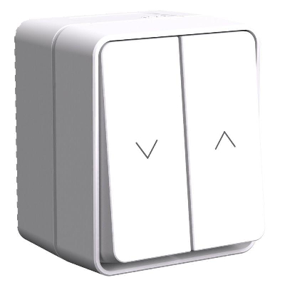 Выключатель для жалюзи 2-кл. ОП AtlasDesign PROFI 10А IP54 бел. SE ATN540119