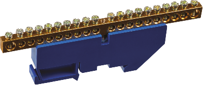 Шина нулевая 90 721 OBB-M69-20D-B на DIN-изоляторе ОНЛАЙТ 90721