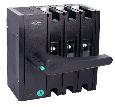Выключатель-разъединитель SYSTEMEPACT SD160 3п 100А рукоятка фронт. слева (зак. отдельно) SE SSD01603LF0100