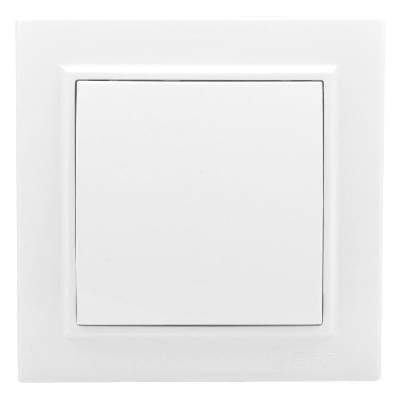 Выключатель 1-кл. СП Минск 10А IP20 бел. Basic EKF ERV10-021-10
