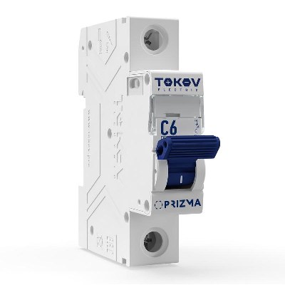 Выключатель автоматический модульный 1п C 6А 6кА PRIZMA TOKOV ELECTRIC TKE-PZ60-MCBI-1-6-C