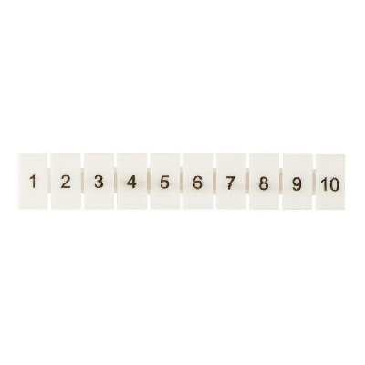 Маркеры для UT/ST/Push-in 2.5 с нумерацией 1-10 (уп.100шт) EKF zb-st-2.5-1-10