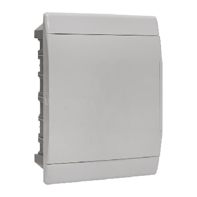 Щит ЩРВ-П-24 IP41 бел. дверца (пром. упак.) Basic EKF pb-v-24w-bas